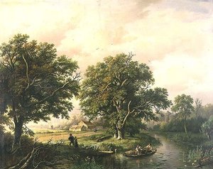 River Scene by Willem Bodeman