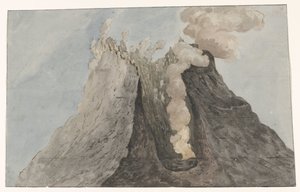 Etna Crater by Willem Carel Dierkens