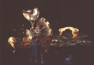 Still Life with Mincemeat Pie and Nautilus Cup