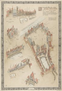 Map of Old Holland, 1895 by Willem Corneliszoon