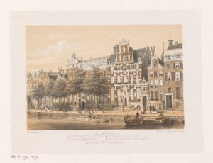 House with the Heads on the Keizersgracht by Willem Hekking jr.