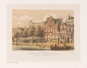 House with the Heads on the Keizersgracht by Willem Hekking jr.
