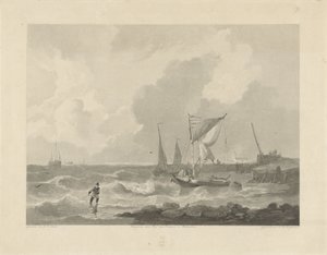 Fishing Boats by a Pier