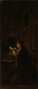 Triptych: Allegory of Art Training by Willem Joseph Laquy