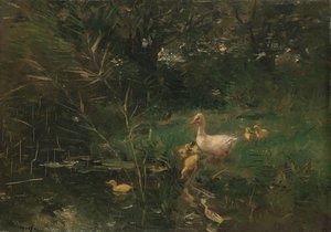Ducklings by Willem Maris