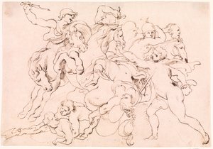 The Battle of Amazons by Willem Panneels