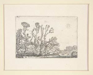 Herd of Sheep Near the Water, Plate 8 from The Set of the Landscapes