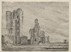 Ruins of the Castle Huys Te Kleef near Haarlem