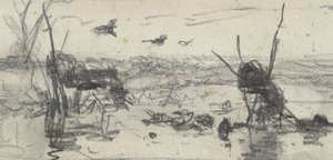 Duck Decoys in a Water Feature by Willem Roelofs (I)