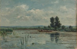 Lake near Loosdrecht by Willem Roelofs (I)