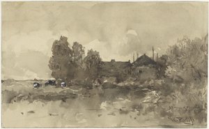 Landscape with Farmhouse