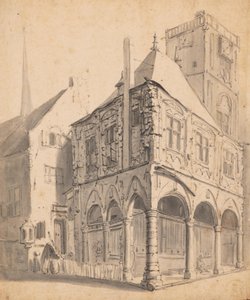 The Tribunal of the Old Town Hall of Amsterdam by Willem Schellinks