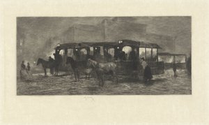 Square at Evening by Willem Steelink (II)