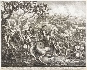 The Battle of Narva on 19 November 1700 by Willem Swidde