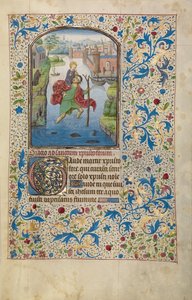 Saint Christopher Carrying the Christ Child