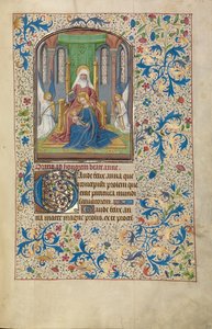 The Virgin and Child with Saint Anne by Willem Vrelant
