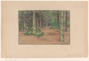 Christmas Tree Forest by Ludwig Willem Reymert Wenckebach