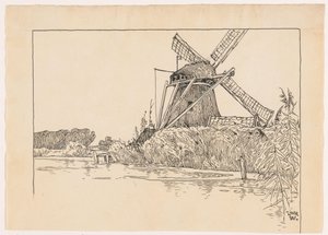 Mill by a Waterside