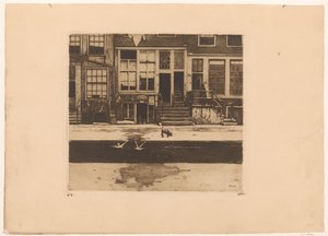 View of Canal Houses in Amsterdam