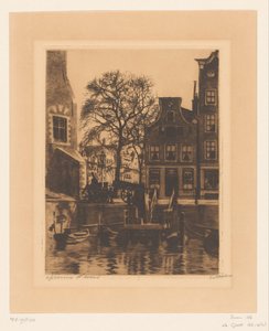 Overhaul at the Montelbaanstoren in Amsterdam