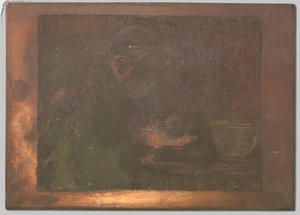 Boy Eating Potatoes