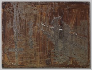View of Victoria Embankment in London by Willem Arnoldus Witsen