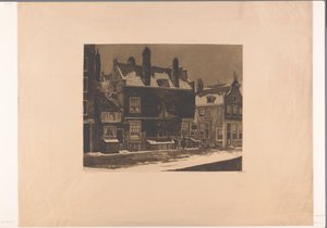 Krom Boomssloot, Amsterdam by Willem Arnoldus Witsen