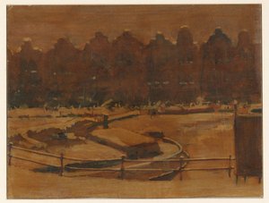 Warehouses on an Amsterdam Quay in the Snow by Willem Arnoldus Witsen