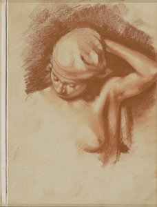 Female Nude with Raised Left Arm by Willem Arnoldus Witsen