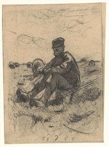Seated Shepherd by Willem Arnoldus Witsen