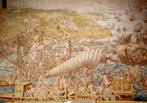 Conquest of Tunis by Emperor Charles V: The Siege of Golette in 1535 (detail) by Willem de Pannemaker
