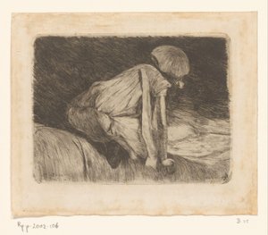 Reading Girl (Seen from the Back)