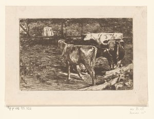 Four Cows in a Meadow by Willem de Zwart