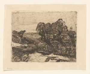Willows by a Ditch by Willem de Zwart