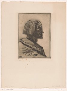 Portrait of an Egyptian Man by Willem van Konijnenburg (signed by artist)