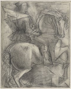 Man on a Rearing Horse by Willem van Konijnenburg