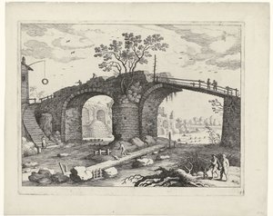 Bridge Over a River by Willem van Nieulandt (II)