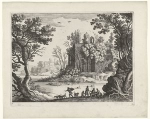 Building by a River by Willem van Nieulandt (II)