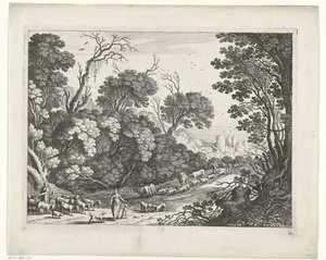 Shepherds with the Flock by Willem van Nieulandt (II)
