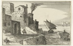 Coastal Village by Willem van Nieulandt (II)