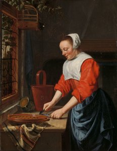 The Servant Girl by Willem van Odekercken (attributed to)