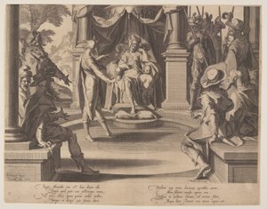 Alexander the Great as a Judge, plate 10 from Thrones of Justice