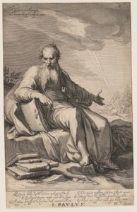 St Paulus, from Sinners of the Old and New Testament by Willem van Swanenburgh