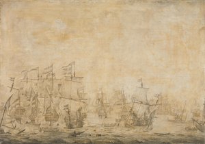 Battle between the Dutch and Swedish Fleets, in the Sound, 8 November 1658