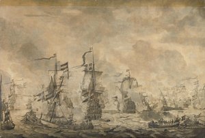 Battle between the Dutch and Swedish Fleets, in the Sound, 8 November 1658