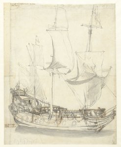 Ship the Princesse Royale of Vice-Admiral Witte de With