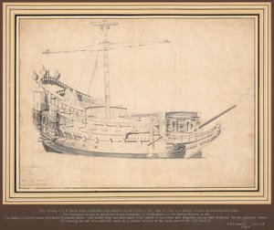 An English Ship (The Lion?) c.1648 by Willem van de Velde the Elder