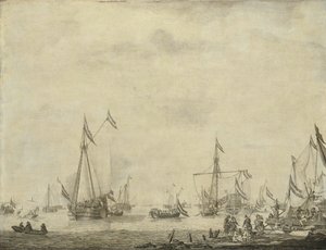  by Willem van de the Elder Velde