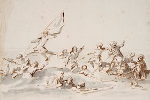 A Fight in Boats