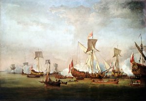 The departure of Prince William of Orange and Princess Mary II, on a honeymoon trip to Holland, November 19